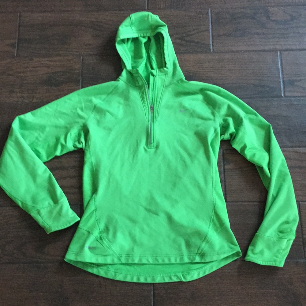 Nike 3/4 zip running hoodie